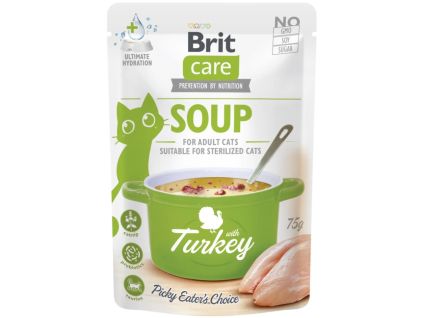 Polévky a drinky pro kočky Brit Care